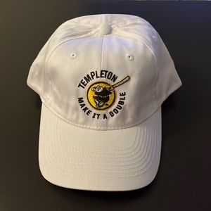 Templeton Rye San Diego Padres baseball cap. White. Velcro back closure. New.